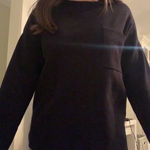 Navy long sleeve sweater